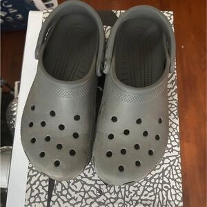 Gray Kids Crocs